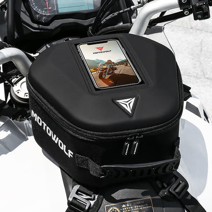 MOTOWOLF Motorcycle Fuel tank Bag MDL0702 | Waterproof | Antislip | For All Motorcycles  - BLACK