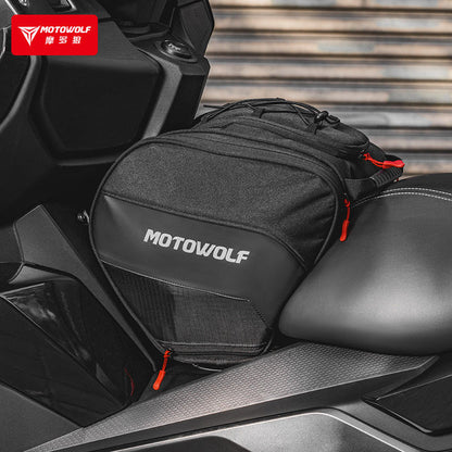 MOTOWOLF MB5 | 15 Litres tank Bag for Scooter / Motorcycle with Shoulder Strap | Portable Motorcycle Bag | Waterproof | Adjustable Strap, Heavy-Duty Zipper, Splash-Proof Travel Bag