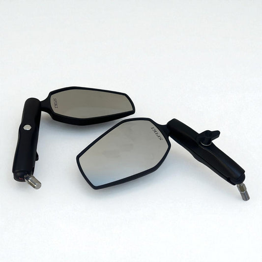 SPIKI ( NOMAD SERIES ) Adventure 3.0 Motorcycle Mirrors | 360° Rotatable Universal Side Mirrors for Road & Off-Road Riding