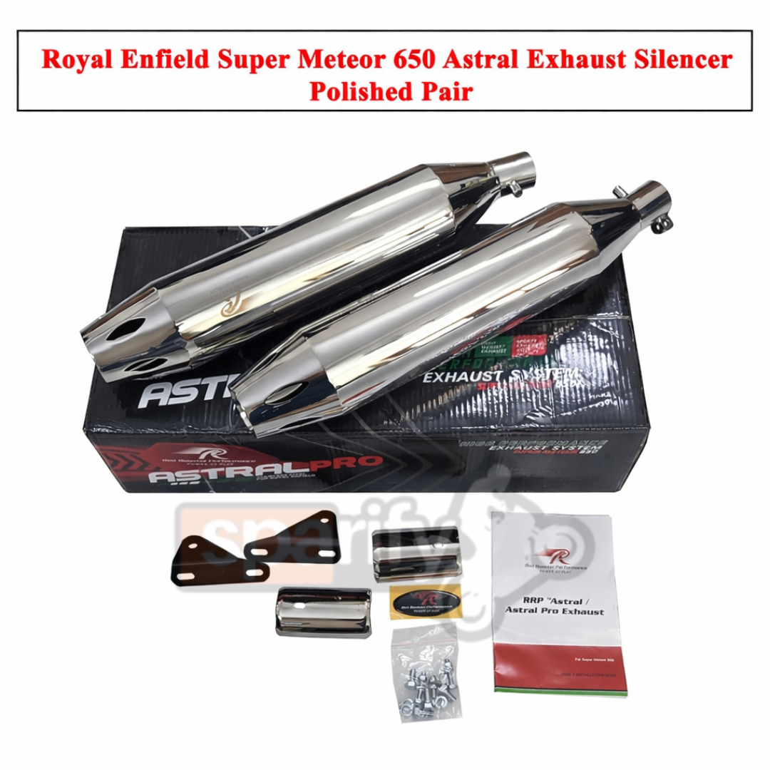 Royal Enfield Super Meteor 650 Red Rooster Astral PRO Exhaust
