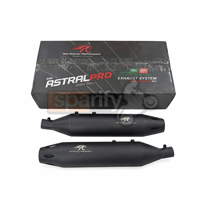 Royal Enfield Super Meteor 650 Red Rooster Astral PRO Exhaust