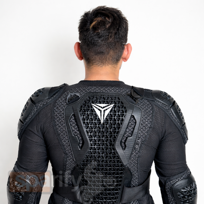 Motowolf PG1 Full Body Armor Set – Mesh Protective Jacket + Riding Pants with CE Level 1-2 Protection | Motorcycle Safety Gear Combo | Anti-Fall | Touring & Off-Road Riding | Black