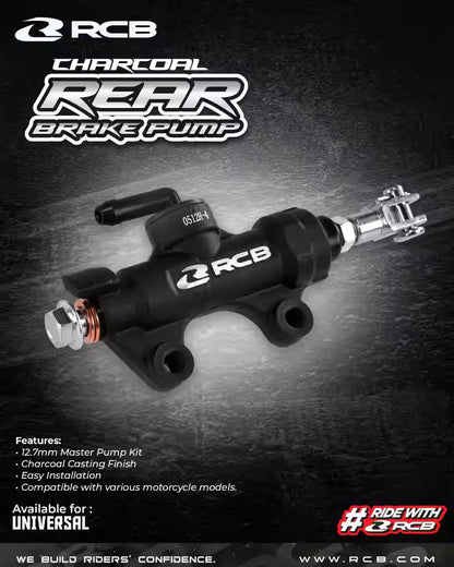 RCB REAR BRAKE PUMP CHARCOAL E-12 (R) 01BP002Z - 12.7mm