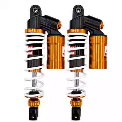 YAMAHA AEROX | RCB DB-2  SERIES | SUSPENSION REAR SHOCK ABSORBER |01A0133W ( White Gold Black ) ( RACING BOY CORPORATION )