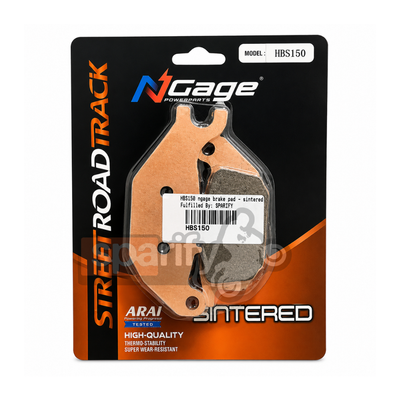 HONDA CB H’NESS 350/CB 350/ CB 350RS | REAR sintered brake pads | NGAGE POWERPARTS - ARAI Certified for Extreme Performance