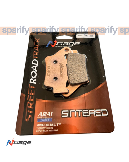 BMW TVS (310 R/GS/RR) rear sintered brake pads NGAGE POWERPARTS ARAI Certified for Extreme Performance