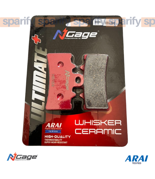 KTM ADVENTURE 250/390 |front whisker ceramic Ultimate + brake pads | NGAGE POWERPARTS