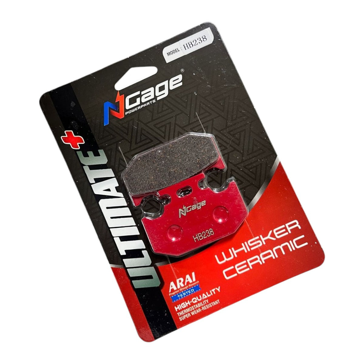 YAMAHA R15 V3 - V4 - MT15 |  rear whisker ceramic Ultimate + brake pads | NGAGE POWERPARTS