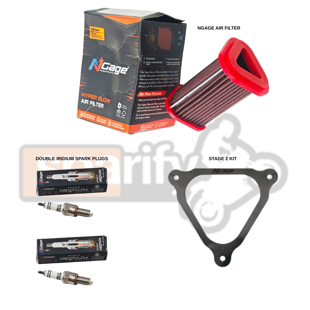 Hyper Flow Air Filter for Royal Enfield Continental GT / Interceptor Twins 650 NGAGE POWERPARTS