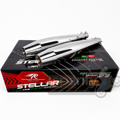 red rooster exhaust for gt 650 genuine from sparify 