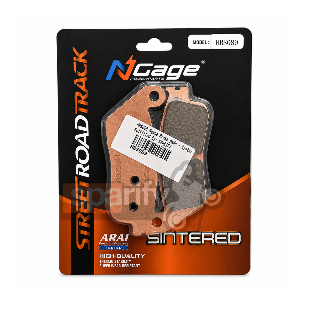 TRIUMPH STREET TRIPLE 675 | front sintered brake pads | NGAGE POWERPARTS - ARAI Certified for Extreme Performance