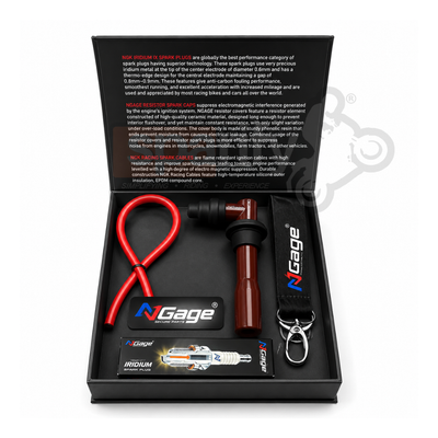 RE Himalayan/Guerrilla 450 | High performance | Spark plug cable kit | Resistor Spark Caps