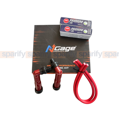 RE BEAR 650 | High performance | Spark plug cable kit | Resistor Spark Caps