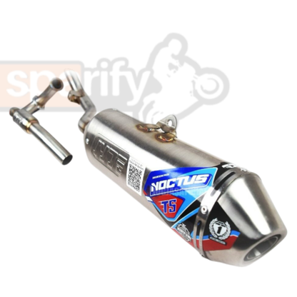 NORIFUMI NOCTUS T5 CRF 150 L WITH DB KILLER | COMPATIBLE FOR XPULSE 200 | FULL SYSTEM PERFORMANCE EXHAUST  WITH BEND PIPE