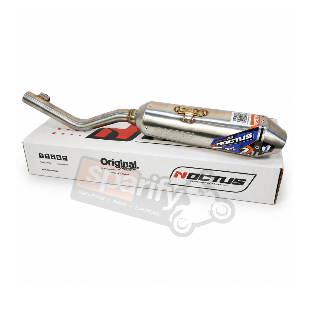 HERO XPULSE 200 NORIFUMI NOCTUS T5 BORE UP CRF 150L EXHAUST WITH DB KILLER | COMPATIBLE FOR XPULSE 200 | FULL SYSTEM PERFORMANCE EXHAUST  WITH BEND PIPE