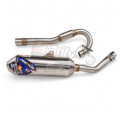 HERO XPULSE 200 NORIFUMI NOCTUS T5 BORE UP CRF 150L EXHAUST WITH DB KILLER | COMPATIBLE FOR XPULSE 200 | FULL SYSTEM PERFORMANCE EXHAUST  WITH BEND PIPE