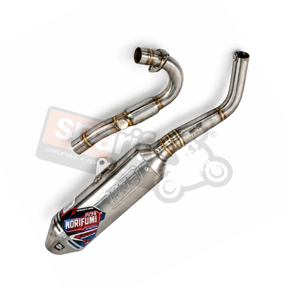 Hero Xpulse 200 2v/4v Norifumi Rocket 4 Kompetisi CRF 150 L Exhaust With DB Killer | FULL SYSTEM PERFORMANCE EXHAUST  WITH BEND PIPE
