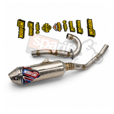 Hero Xpulse 200 2v/4v Norifumi Rocket 4 Kompetisi CRF 150 L Exhaust With DB Killer | FULL SYSTEM PERFORMANCE EXHAUST  WITH BEND PIPE