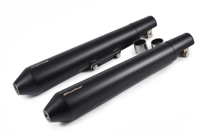 Royal Enfield Continental GT 650 / Interceptor 650 Twins Black Finish - Long Type PoweRage Performance Slip-On Exhaust