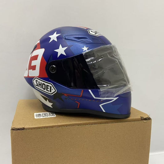 SHOEI | HELM Z8 Creative Motorcycle Miniature helmet - Blue star