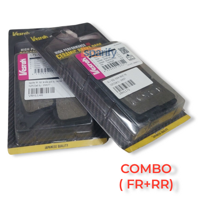 Suzuki V storm SX 250 ceramic brake pads by vesrah - COMBO (FRONT & REAR)