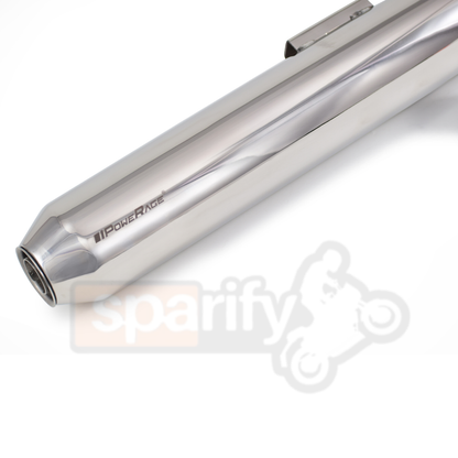 Royal Enfield Classic 350 / 500 Polish Finish (Short Type) Powerage Performance Exhaust