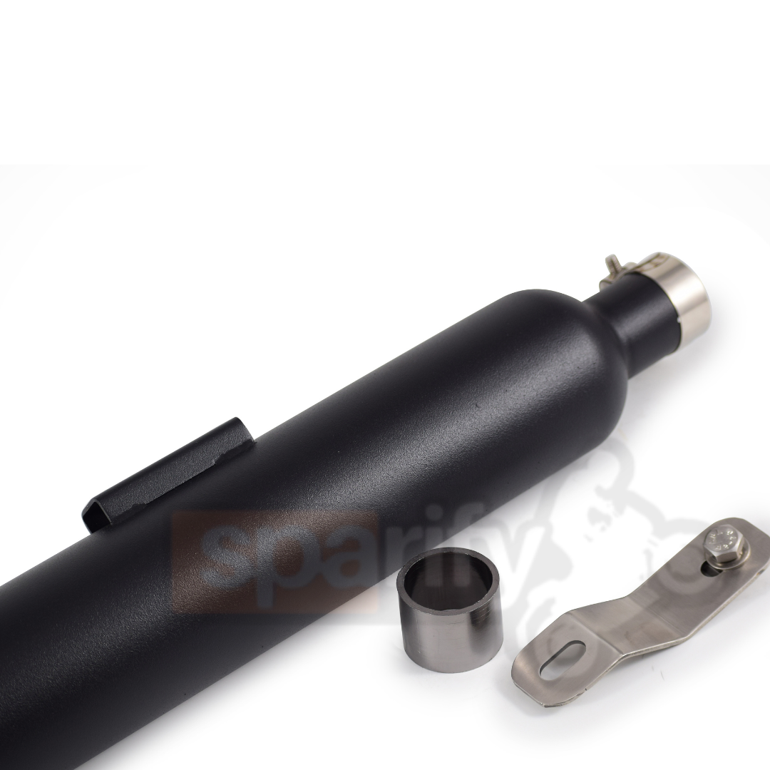 Royal Enfield Classic 350 / 500 Black Matte Finish (Short Type) Powerage Performance Exhaust