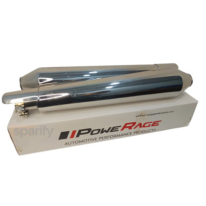 RE Continental GT 650 / Interceptor 650 - Powerage Performance Combo | Slip-On Exhaust + NGAGE Hyper Flow Air Filter + NGK  Iridium Spark Plug
