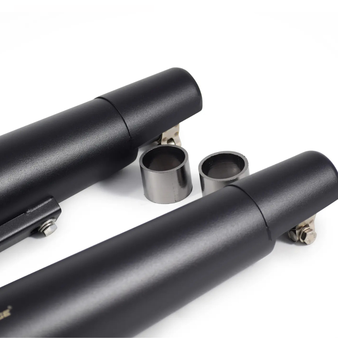 Royal Enfield Continental GT 650 / Interceptor 650 Twins Black Finish - Short Type PoweRage Performance Slip-On Exhaust
