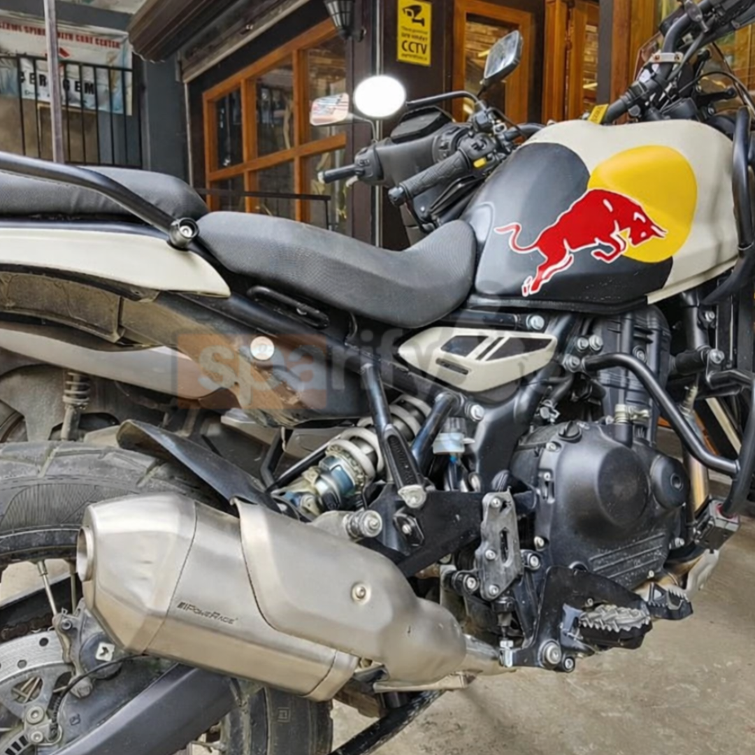 Royal Enfield Himalayan 450 PoweRage Performance Slip-On Exhaust with bend pipe