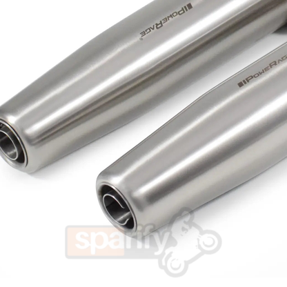RE Super Meteor 650 – Brushed (MATTE) Finish PoweRage Performance Slip on Exhaust
