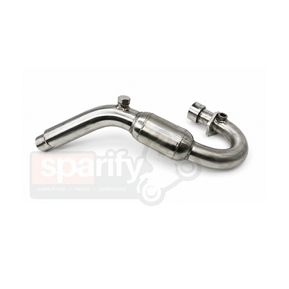 Hero Xpulse 200 / 4v / Pro / Rally Powerage Performance Slip-On Exhaust | Brushed Steel Finish