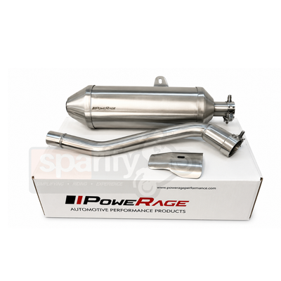 Hero Xpulse 210 Powerage Performance Slip-On Exhaust | Brushed Steel Finish