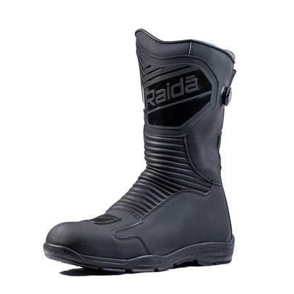 Raida Discover Evo Motorcycle Boots | Adventure Touring Riding Boots with Dial Closure | Water-Resistant, High-Grip Sole, Gear Shift Pad