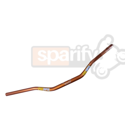 Protaper Aluminum Alloy Universal "Evo" Handlebar Fat Bat with Pair Clamps (Risers)  (Universal For Bike) - RACING ORANGE