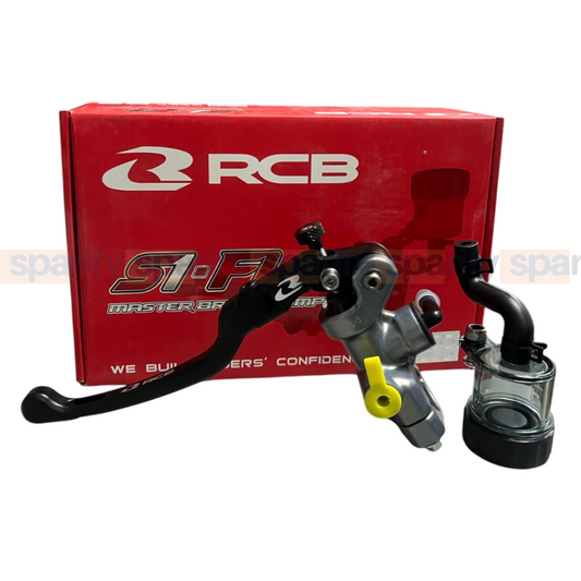RCB S1 FL FORGED MASTER BRAKE PUMP MASTER CYLINDER (RH) 17MM TITANIUM 01BP052T