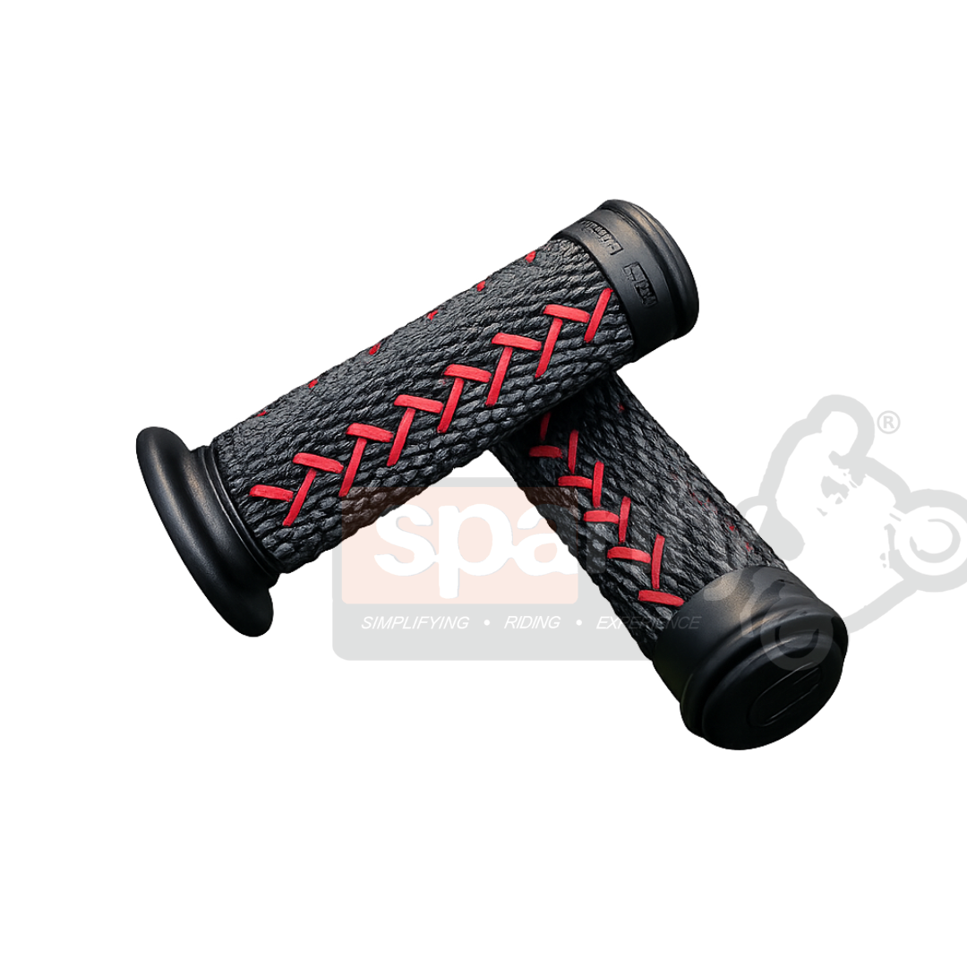 RCB  Nagamaki Handle Grip Set Black Bike Handle Bar Grip usable Compatible for Universal | Enhances Performance, Comfort & Stylish Look