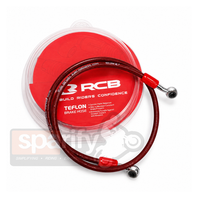RCB Teflon Brake Hose Pipe (850MM) - 01BH003R | RED
