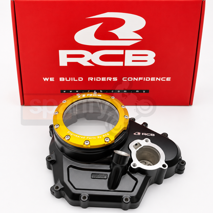 R15 v3 / MT 15 engine cover w/o kick starter 01E0010G- RCB ( RACING BOY CORPORATION ) - GOLD