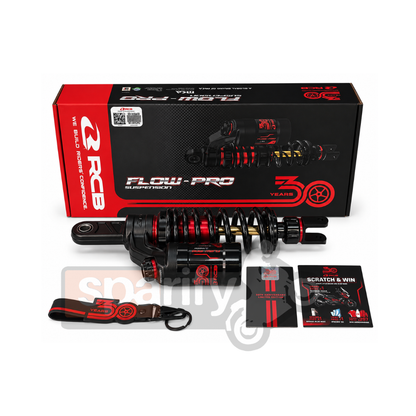 AEROX 155 RCB PERFORMANCE SHOCK ABSORBER FLOW PRO  - 30TH LIMITED EDITION 305MM 01A0343Z BK