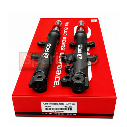 Yamaha Aerox 155 RCB FE Front Fork  26mm Black (01A0337B) - RCB