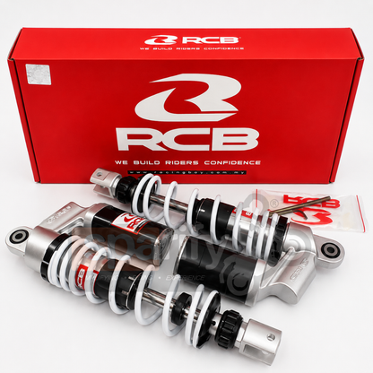 YAMAHA AEROX | RCB SB-5  SERIES | SUSPENSION REAR SHOCK ABSORBER | 01A0137W ( White ) ( RACING BOY CORPORATION )