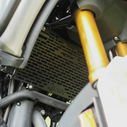 TVS APACHE RTX 300 VECTOR RADIATOR GRILL BLACK | LEGUNDARY CUSTOMS