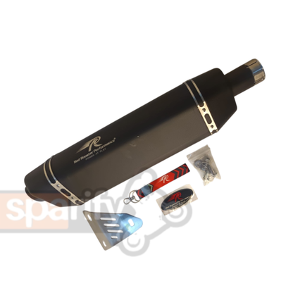 Royal Enfield Himalayan Scram 411 Red Rooster Performance Vertex Exhaust