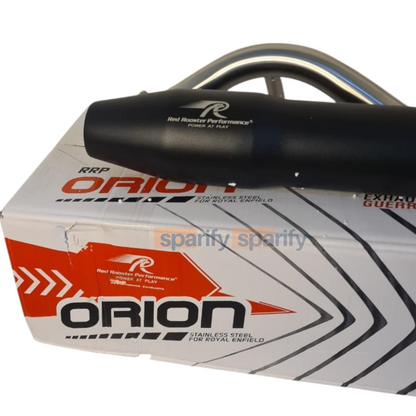 RE Guerrilla 450 Red Rooster Performance exhaust Orion (Black)