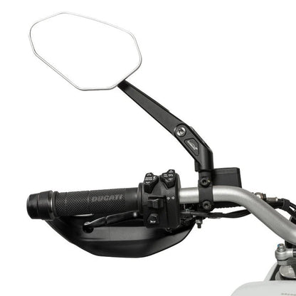 LOBOO RM02 CNC 360 Degree  Foldable Mirrors for Adventure Bikes | Anti-Glare Wide Angle Lens