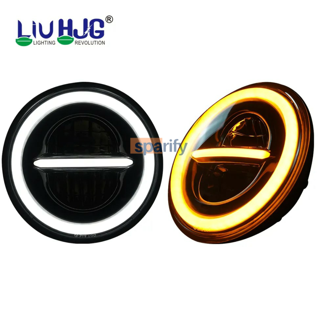 LIU HJG Minus Headlight LED 7inch 12V-80V, 110W original HJG( WITH RIN ...