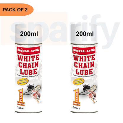 WHITE CHAIN LUBE 200 ML (ROLON)