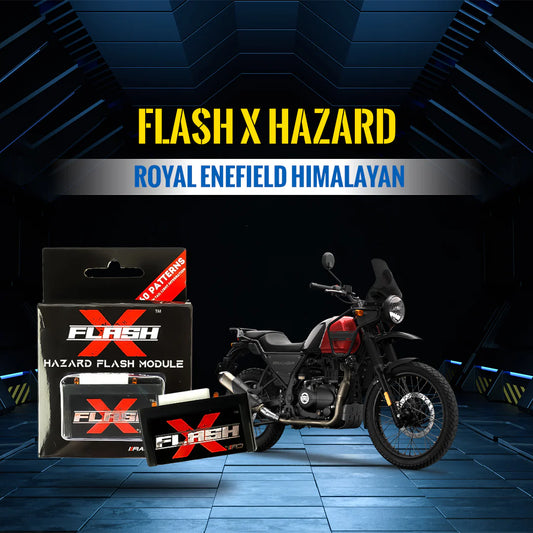 Himalayan 411 FlashX Hazard Flash Module, Blinker/Flasher for All Motorcycle & Scooters