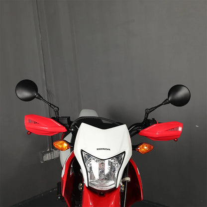 SPIKI CF Touring Mirrors (Pair) | 360 Degree  Foldable Rear View Mirrors | Wide View | Universal Fit for Motorcycles